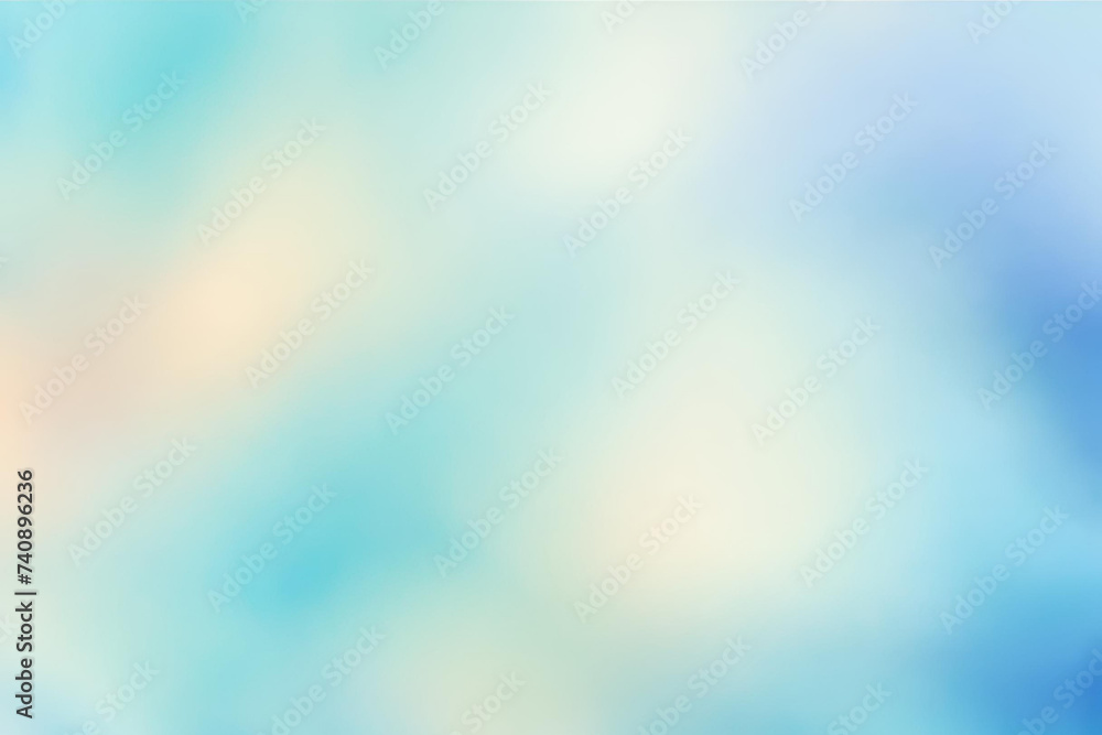 Abstract Gradient Smooth Blurred Watercolor Blue Background Image