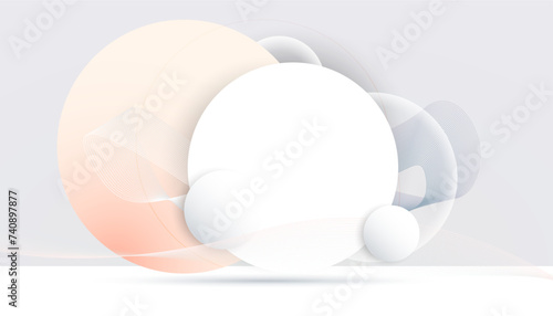 A minimalistic abstract background, geometric shapes with ample white space. Colorful halftone gradients, Cool gradients. Future geometric patterns.