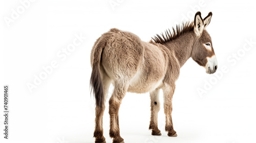 Donkey isolated on white background ©  Mohammad Xte
