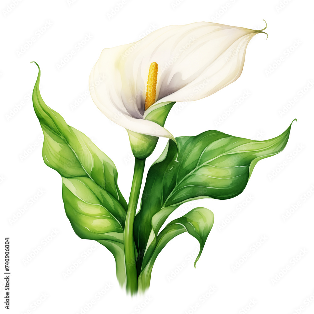 lily of the valley watercolor flower lily of the valley watercolor flower