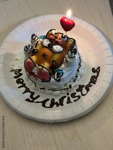 chocolate cake on a plate