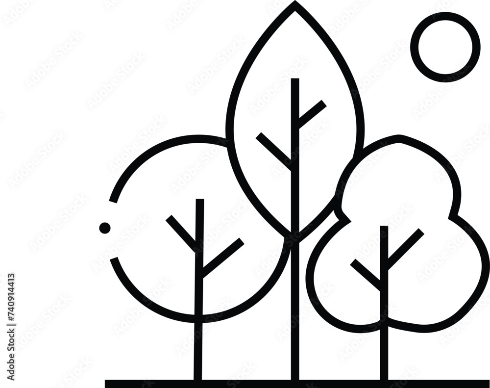 silhouette of a person with a tree silhouette of a person with a tree