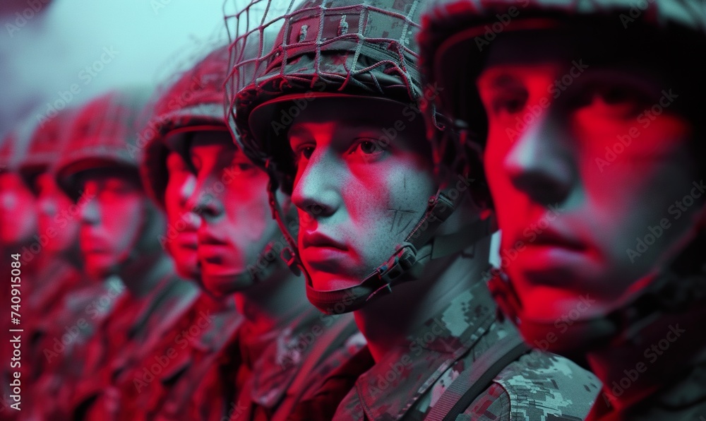 portrait of group of special force commando soldiers in military camouflage, army and war concept portrait of group of special force commando soldiers in military camouflage, army and war concept