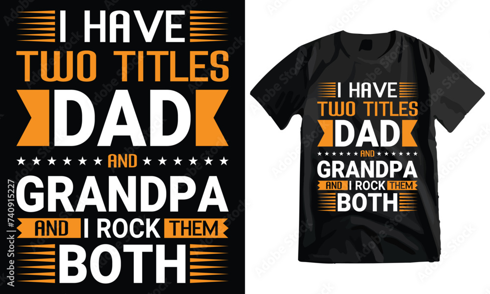 Father's day typography t-shirt design Father's day typography t-shirt design