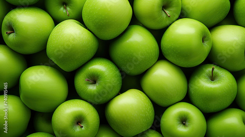 green apples texture pattern background photo