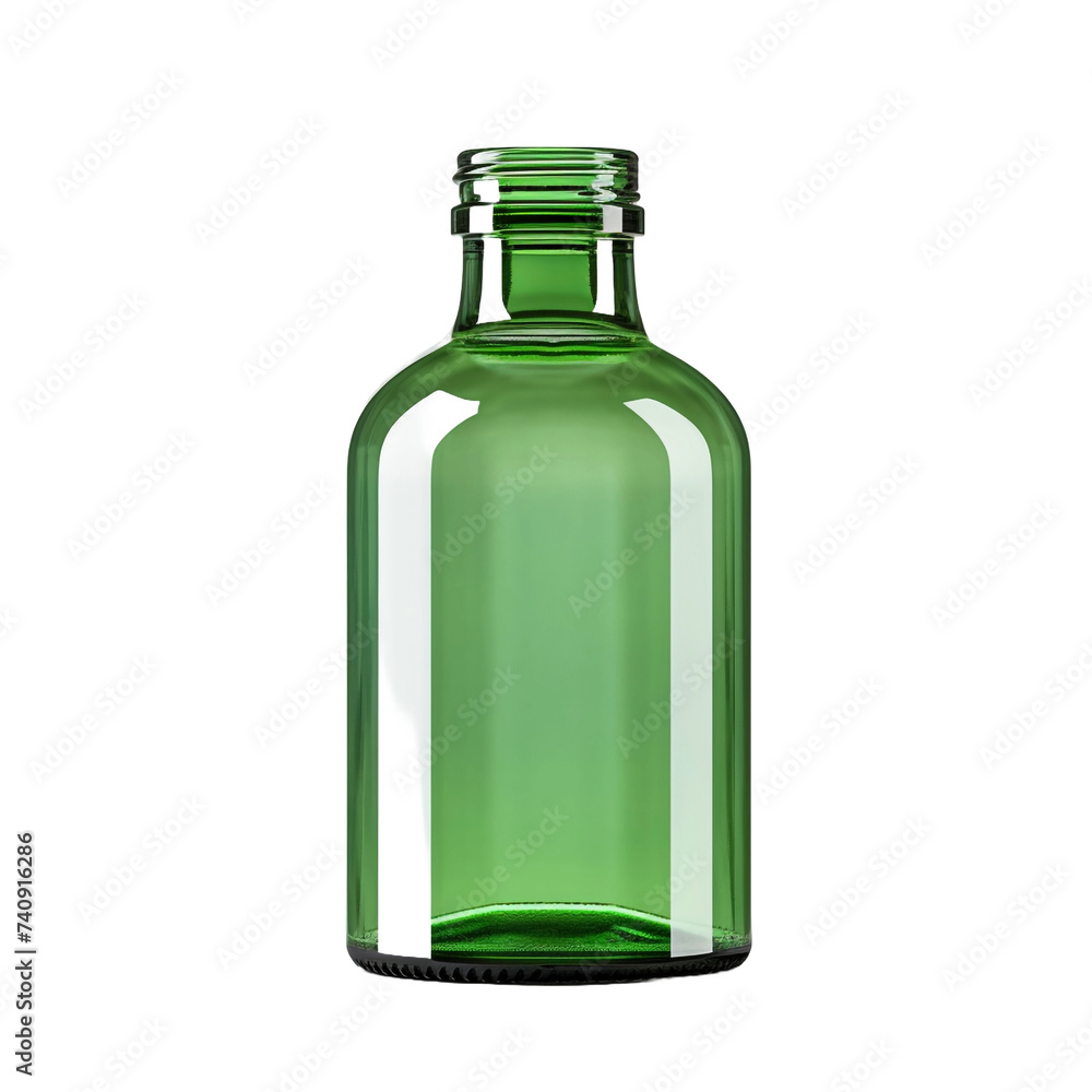 Pharmacy glass bottle isolated on transparent background Pharmacy glass bottle isolated on transparent background