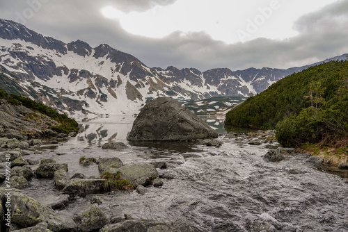 Morskie Oko trail , hike in the Tatras mountains