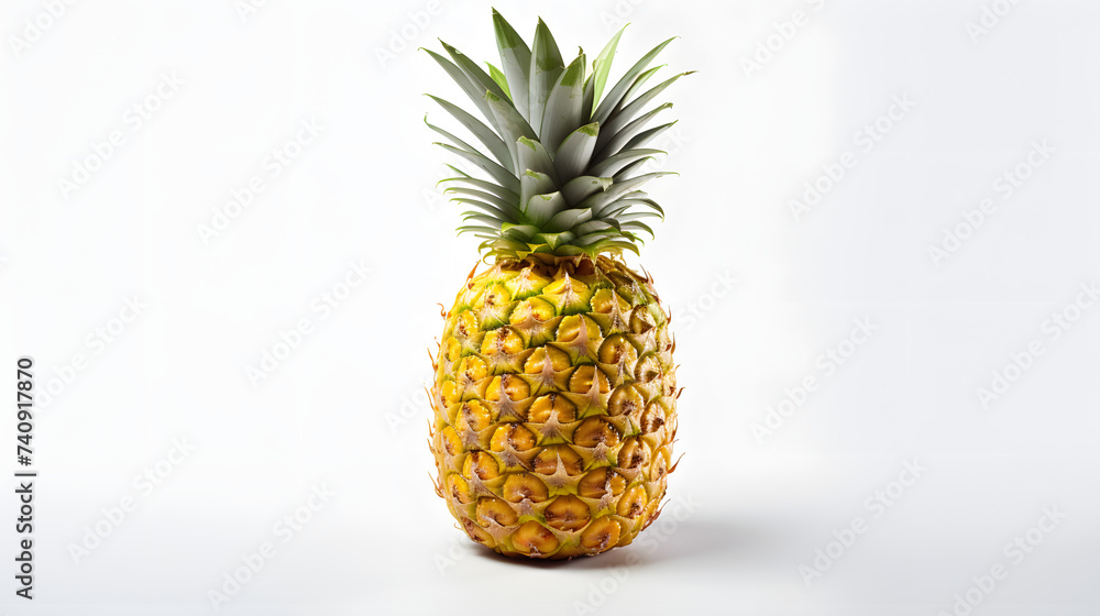 Pineapple on white background Pineapple on white background