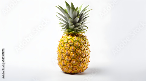 Pineapple on white background