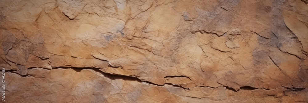 A large, rugged rock wall sandstone surface A large, rugged rock wall sandstone surface