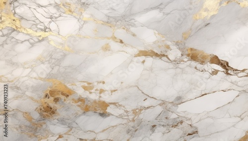 White marble with gold leaf and gold edges