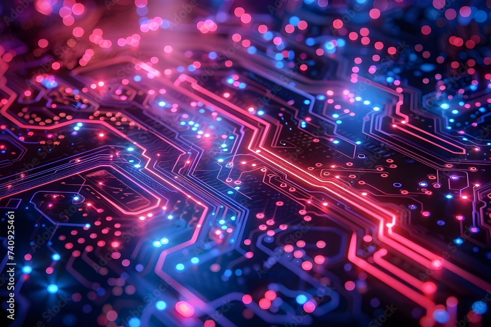 Enthralling Neon Pattern Maze with a Dark Surface Background, Neon curves and intricate scene background on a dark abstract background Enthralling Neon Pattern Maze with a Dark Surface Background, Neon curves and intricate scene background on a dark abstract background