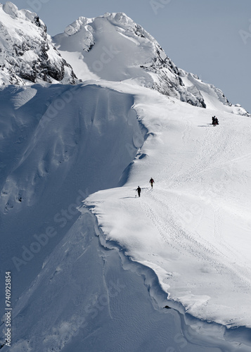snowy mountain landscape