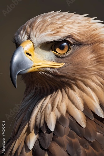 the face of golden eagle © Harmonix59