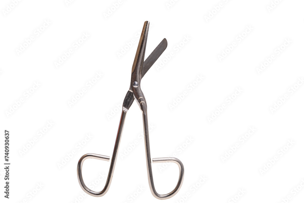 Military medical scissors isolated Military medical scissors isolated