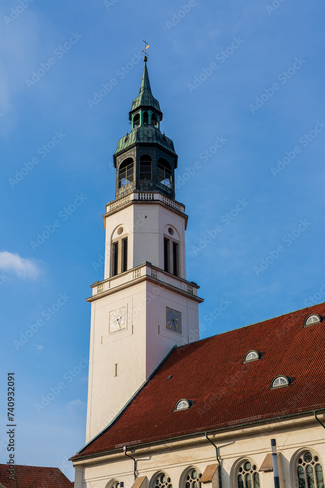 Panoramic view of the City church of St. Mary of Celle in Germany.
