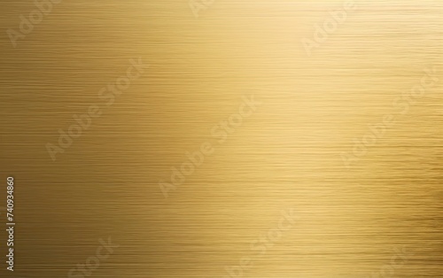 Golden brushed metal plate background