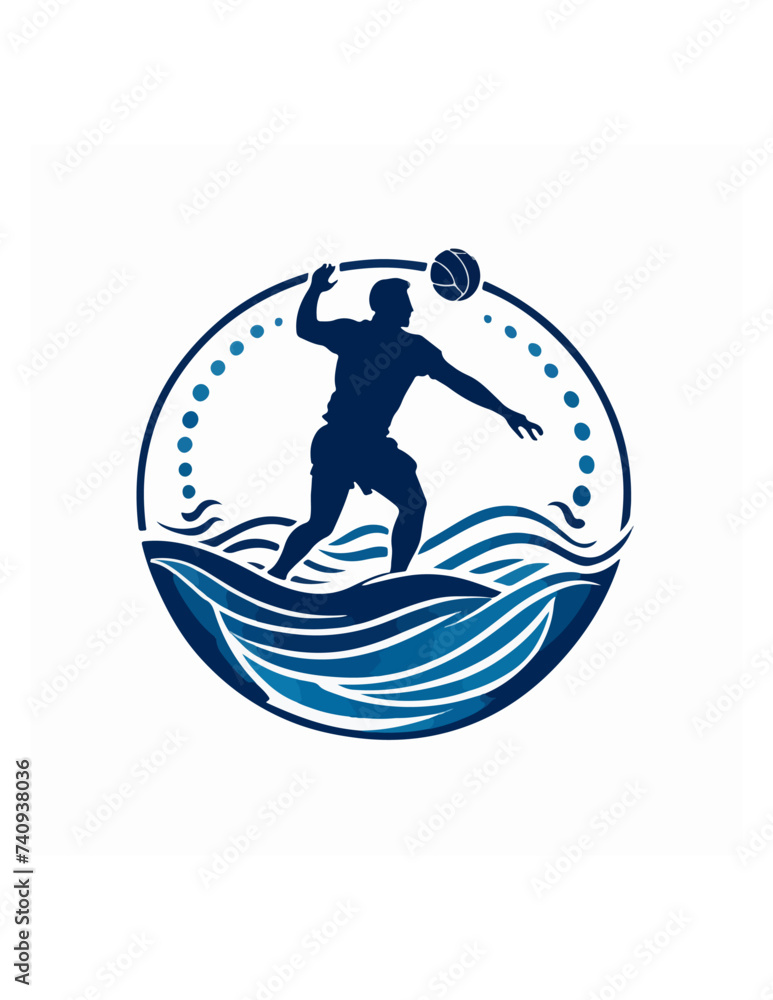 logotipo de deportes acuaticos