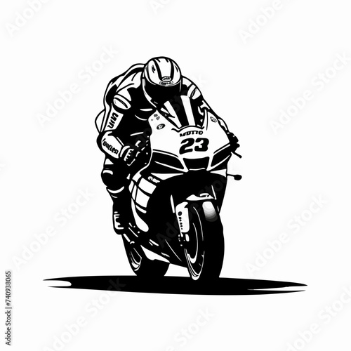 Logotipo de motociclismo