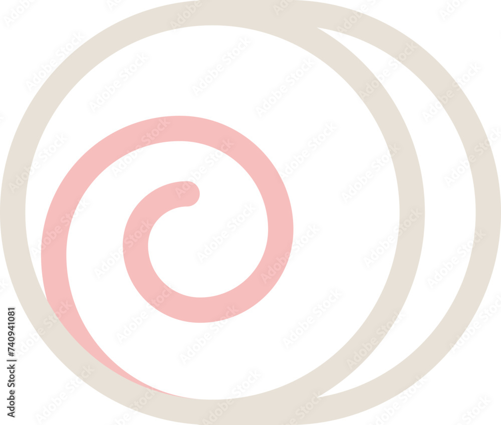 Roll cake icon
