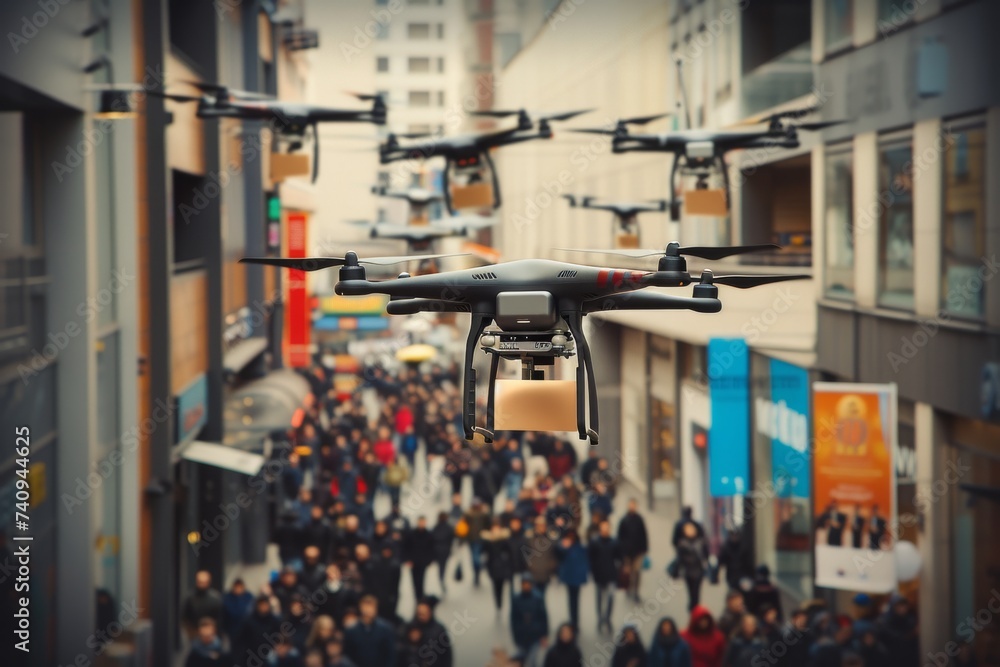Smart package Drone Delivery disruptive mobility. Box shipping appliance box parcel real time freight tracking transportation. Logistic tech digital healthcare mobility freight delivery Smart package Drone Delivery disruptive mobility. Box shipping appliance box parcel real time freight tracking transportation. Logistic tech digital healthcare mobility freight delivery