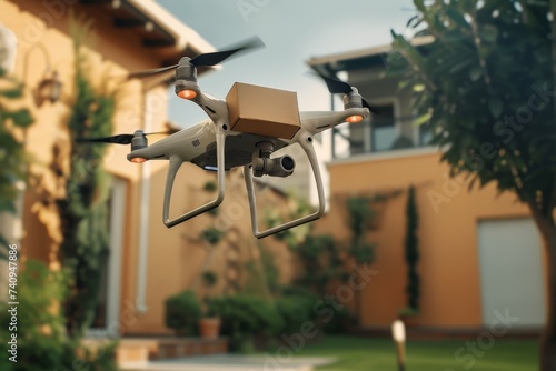 Smart package Drone Delivery urbanization quality of life. Box shipping drone logistic parcel tech entrepreneurship transportation. Logistic tech high value freight mobility bike sharing