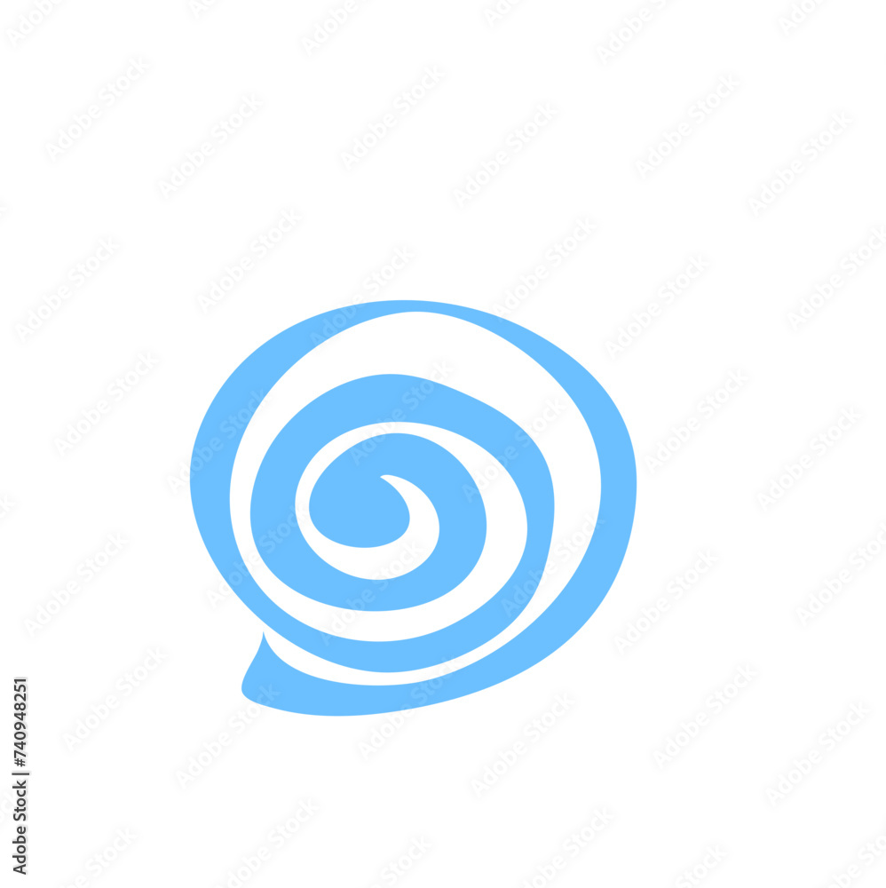 Hand Drawn Spiral Swirl