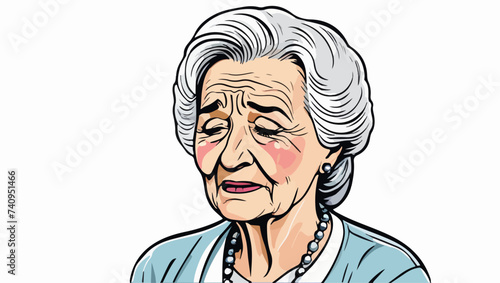 Abuela triste