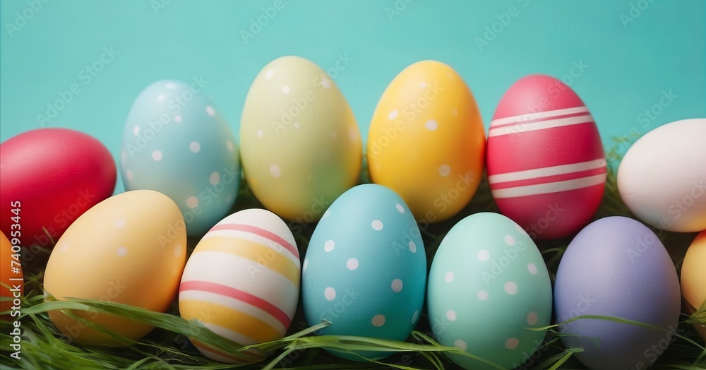 Easter Image.in pastel colours.