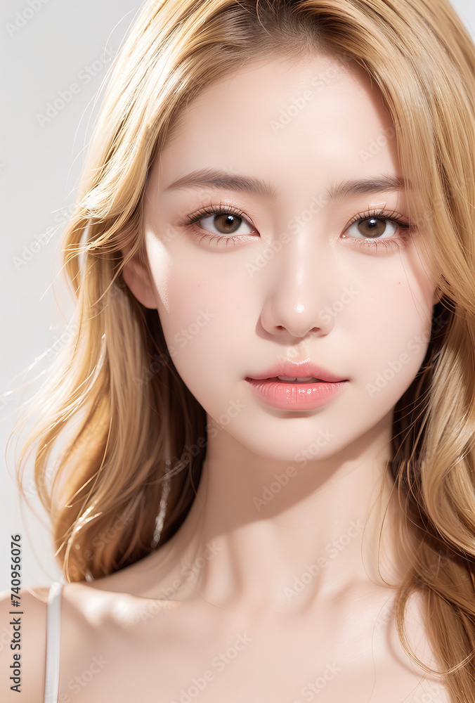 Gorgeous Asian Young Female Model - Fashion or Cosmetics Model - Surreal Beauty with Perfect Fine Features - Beautiful Smooth Hair Gorgeous Asian Young Female Model - Fashion or Cosmetics Model - Surreal Beauty with Perfect Fine Features - Beautiful Smooth Hair