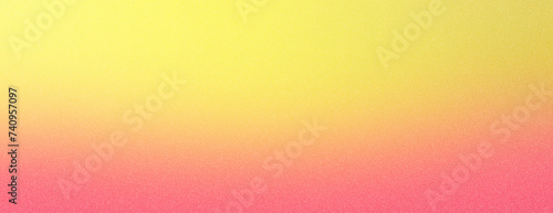 Yellow pink color gradient background, smooth grainy texture effect, copy space