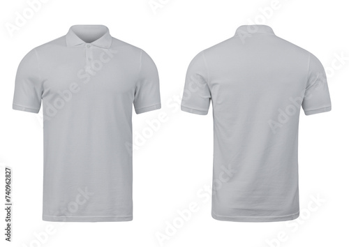 Gray Men's Polo Shirt Mockup High Resolution To Customize