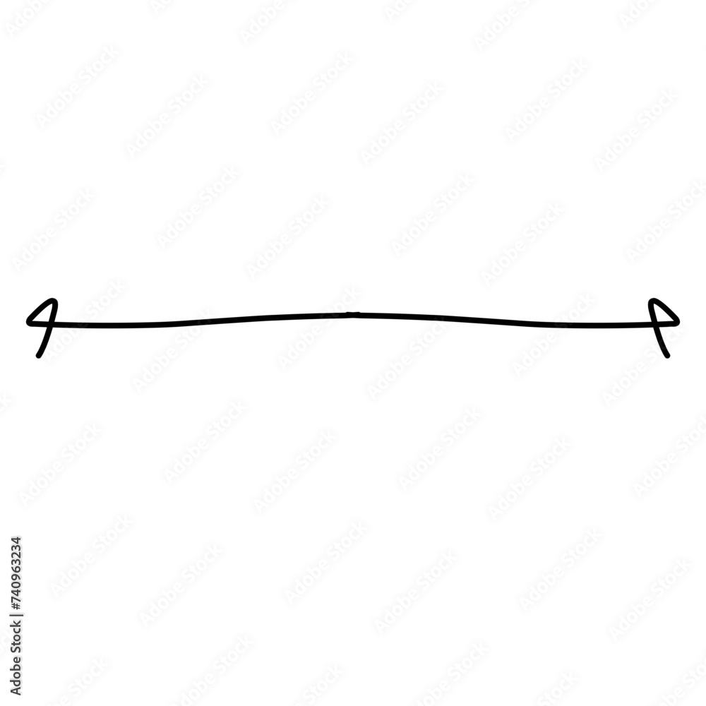 Divider thin line element Divider thin line element
