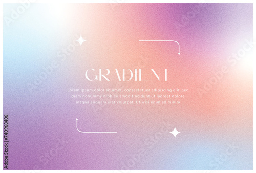 abstract gradient background with glowing effect and grainy colorful background vector illustration 
