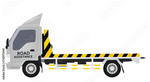 Road assistance truck. vector illustration