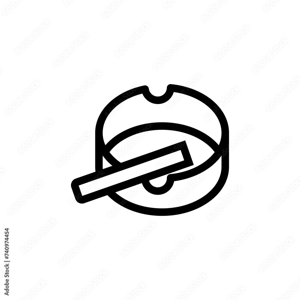 ashtray icon vector design template ashtray icon vector design template