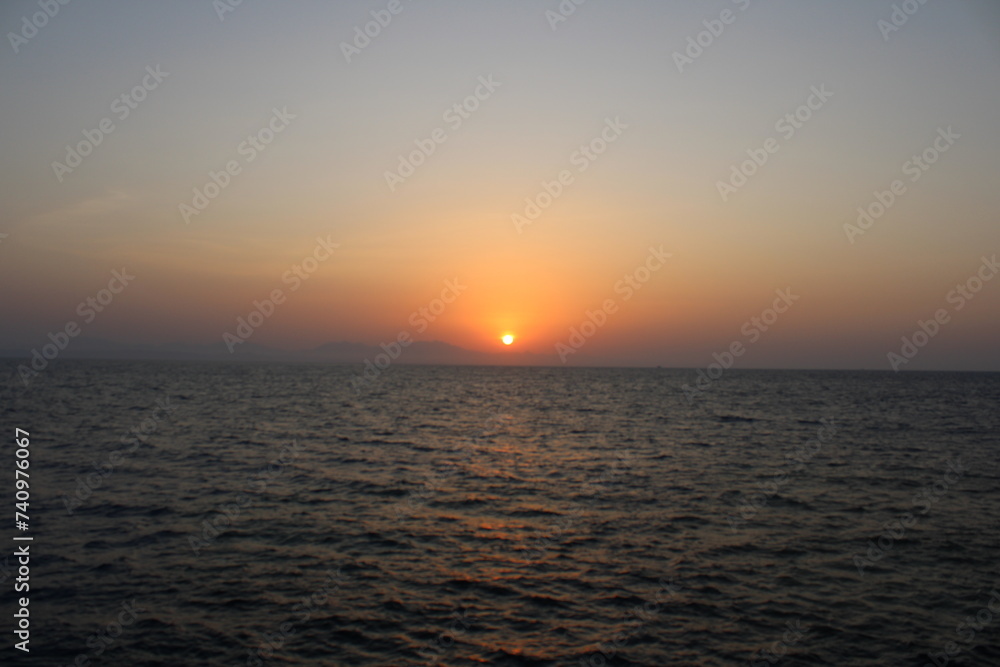 Sunset over the Red Sea - Egypt