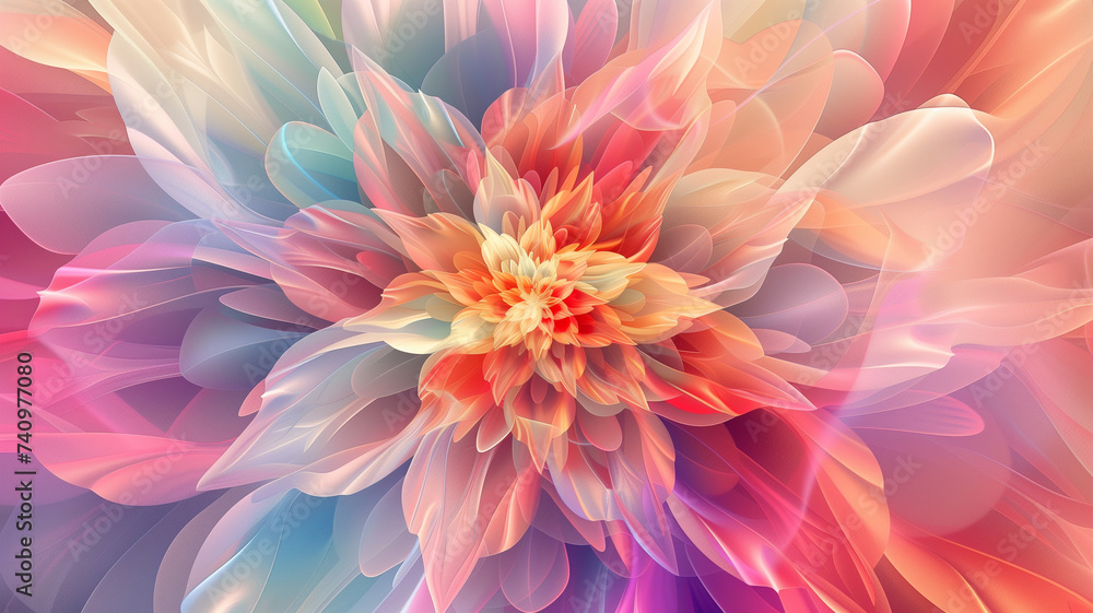 explosion of abstract flowers, where each bloom is a fusion of digital and watercolor textures in a riot of colors. explosion of abstract flowers, where each bloom is a fusion of digital and watercolor textures in a riot of colors.