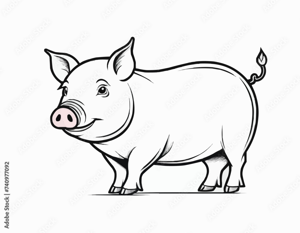 Cartoon pig
Cartoon pig