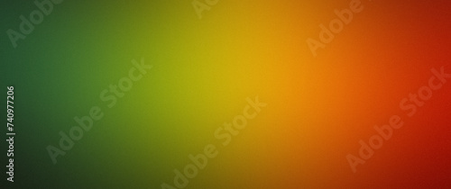 Grainy gradient background in green, yellow and red for design, covers, advertising, templates, banners and posters photo