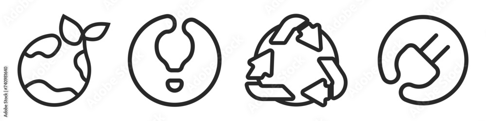 Ecology icons set. Vector icon of the planet with a leaf. Planet save vector icon concept. Terraforming symbol. Earth atmosphere symbol icon. Planet earth is life. Ecology icons set. Vector icon of the planet with a leaf. Planet save vector icon concept. Terraforming symbol. Earth atmosphere symbol icon. Planet earth is life.