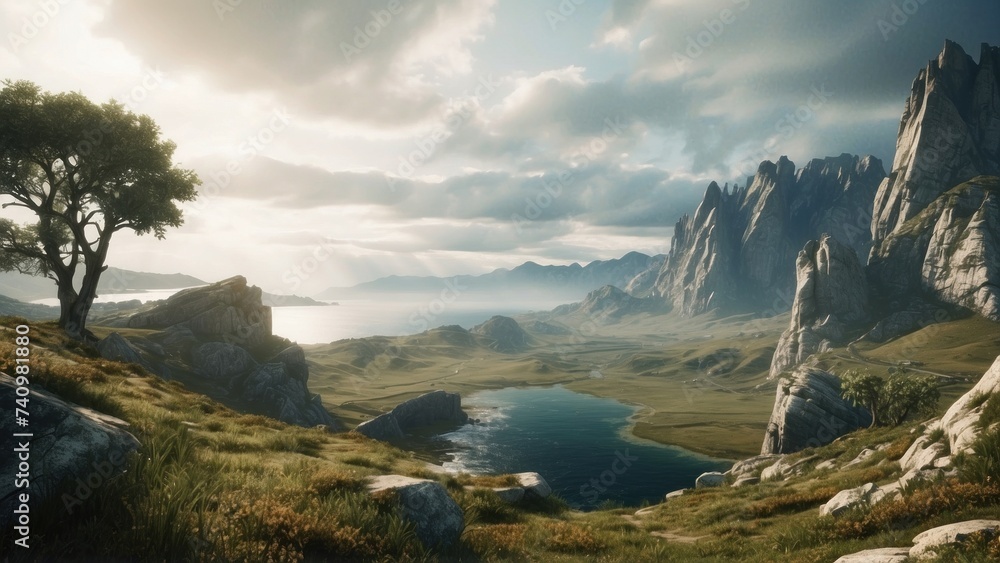 Open World Beautiful Places Game Art