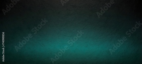 green cyan turquoise beige grainy noisy gradient on pure black background. generative AI
