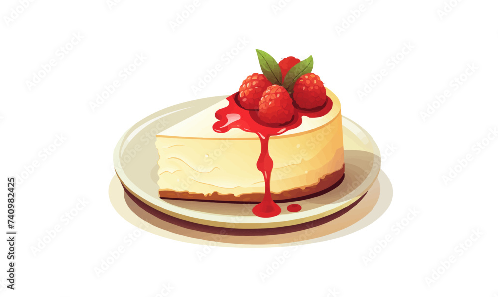cheesecake vector flat minimalistic isolated illustration cheesecake vector flat minimalistic isolated illustration