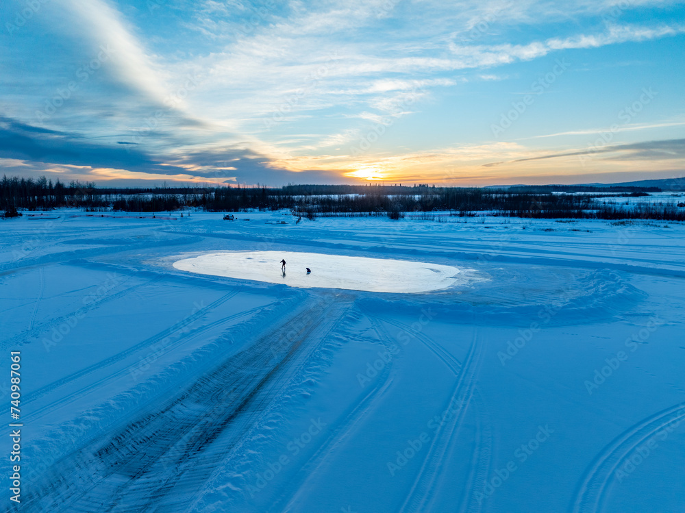 Fairbanks Aerial Winter
