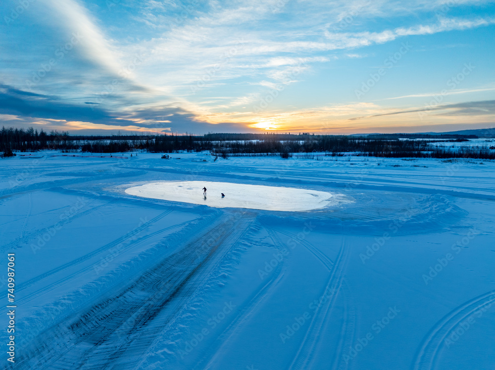 Fairbanks Aerial Winter Fairbanks Aerial Winter