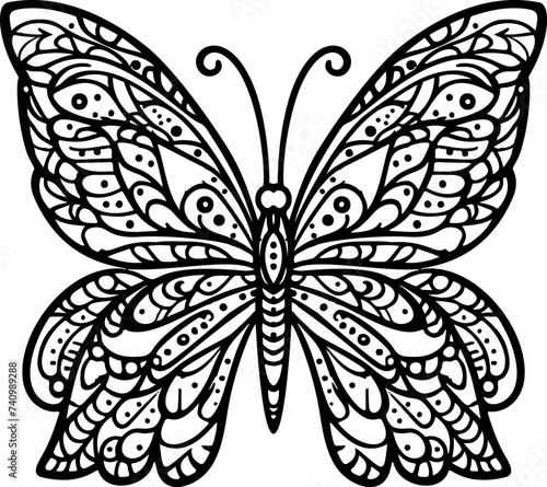 Butterfly Silhouette Design