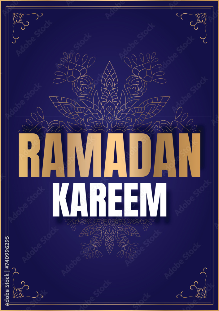 Ramadan Kareem Luxury Ornamental Background. Ramadan Kareem Luxury Ornamental Background.