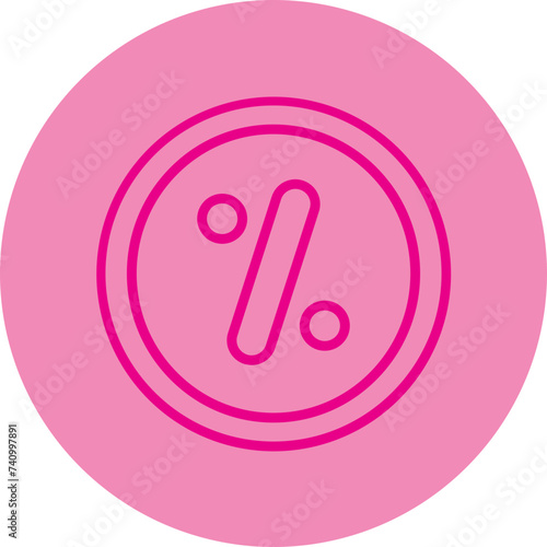 CTR  Pink Line Circle Icon