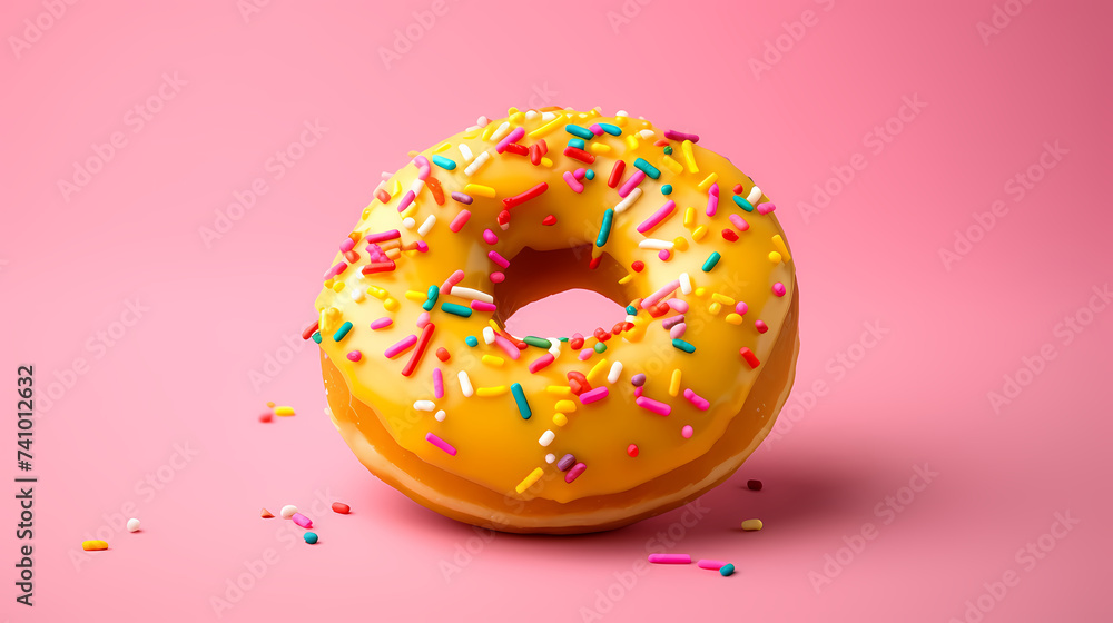 Donuts, donuts seamless pattern